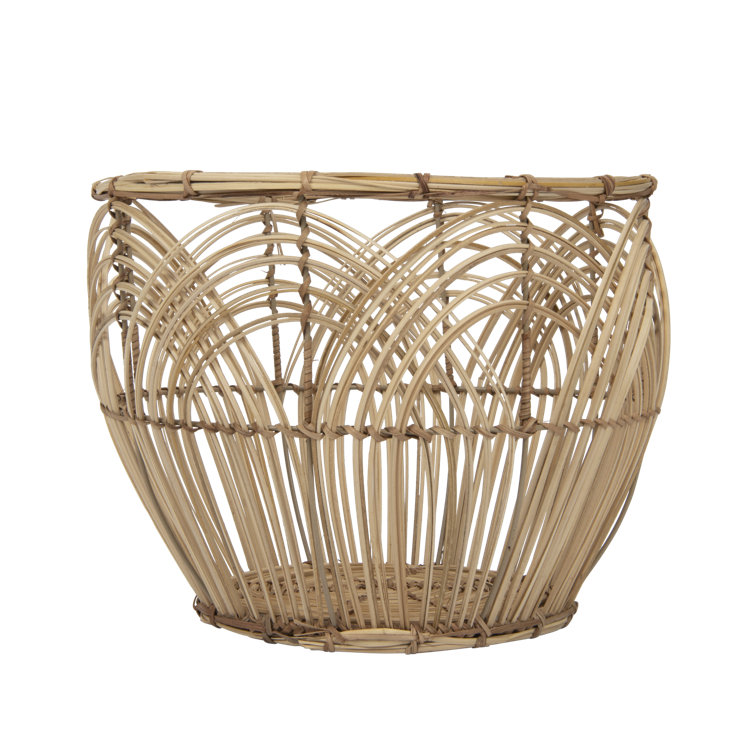 Dovecove Round 2 Piece Rattan Basket Set & Reviews Wayfair